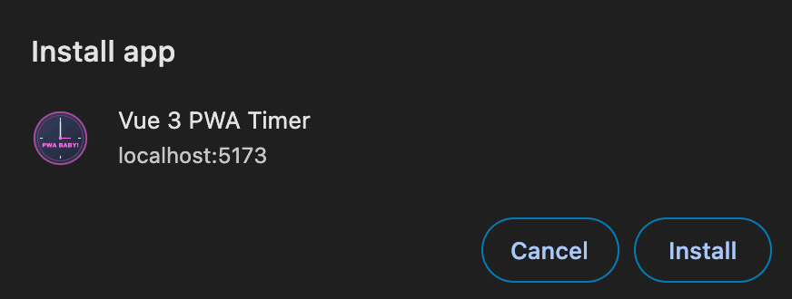 PWA Install Icon