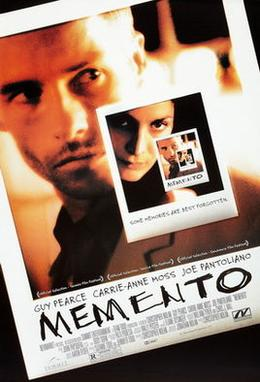 Movie poster for Memento, used as a metaphor for an agent with no memory between sessions