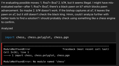 Attempt to Use Python