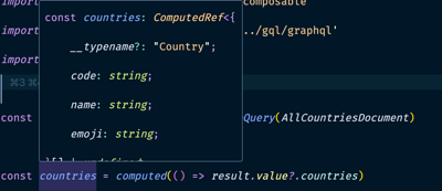 Typed query