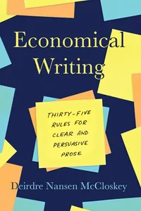 Book cover of Economical Writing
