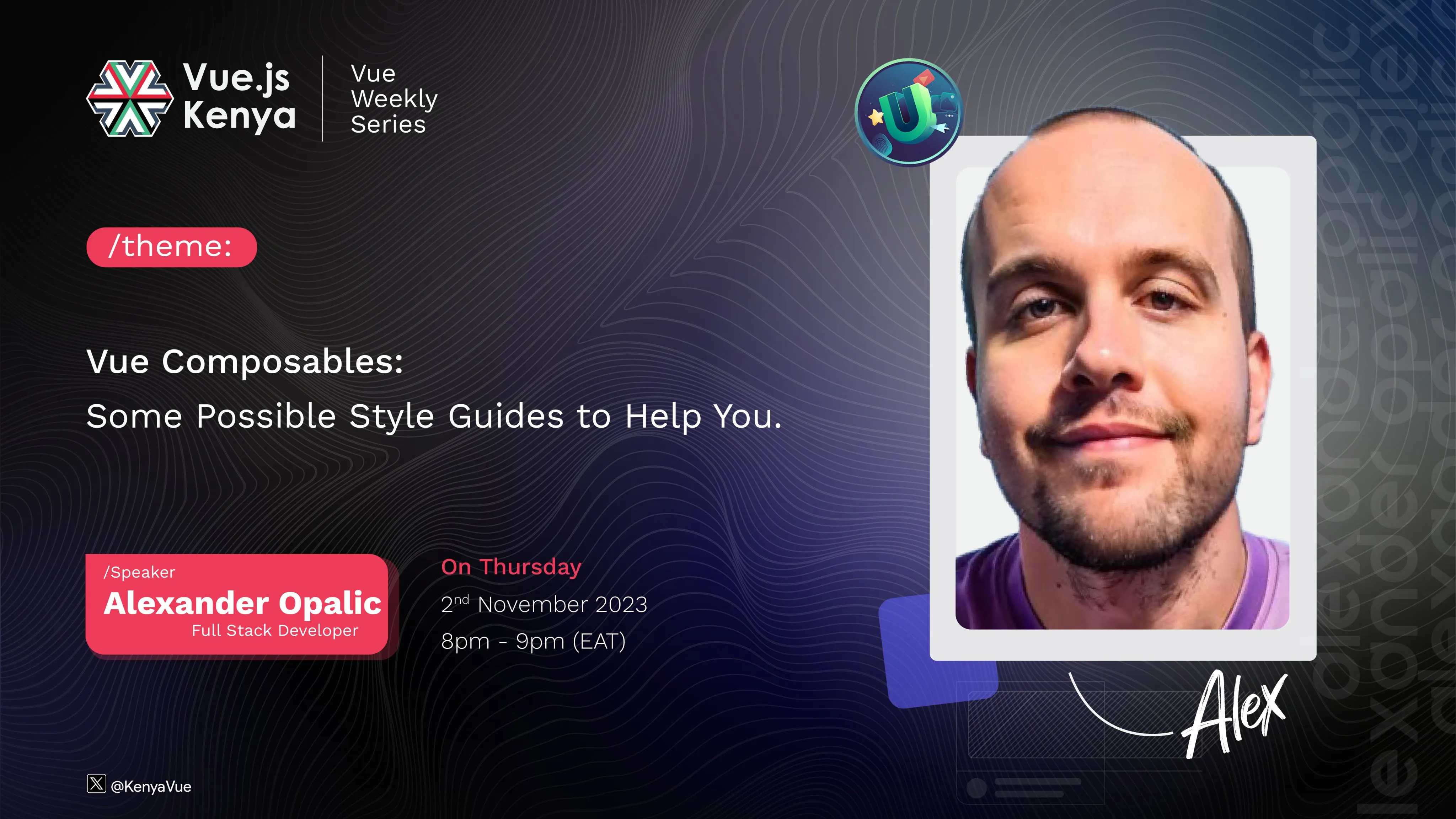 Talk preview for Vue Composables: Some Possible Style Guides to Help You